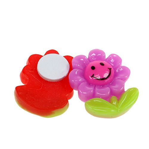 Floristik24 Miniblommor för limning 2cm 24 st