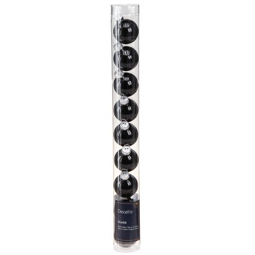 Artikel Mini julgranskulor glaskulor svarta 30mm 27st