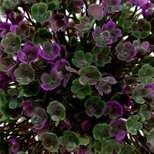 Artikel Mini dekorativ boll lila med konstgjorda blommor Ø10cm 1 st
