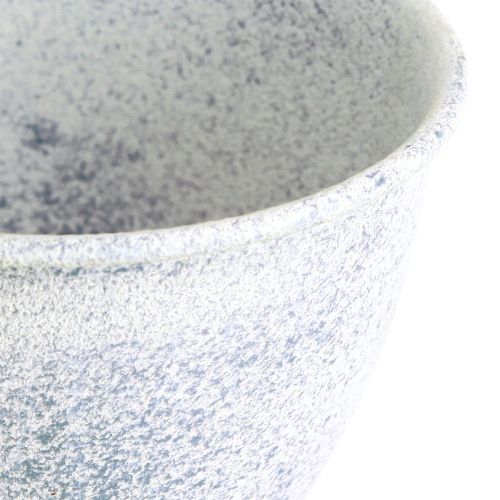Artikel Mini trofé vas kalk metall vit blå H11,5cm 2st