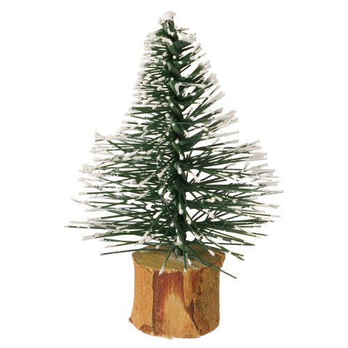 Minigranar snötäckt vinterskog Ø5cm H8cm 12 st