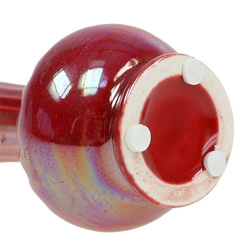 Floristik24 Mini vas Ø5cm H10cm pärlemorödda 6st