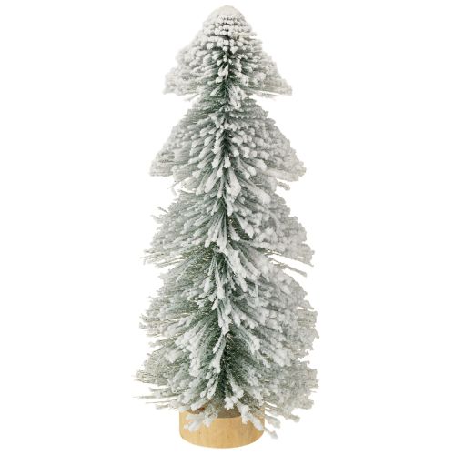Mini julgran LED julgran snötäckt 40cm