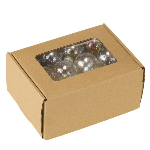Artikel Mini julkulor glaskulor skimrande klara 3 cm 22 stycken