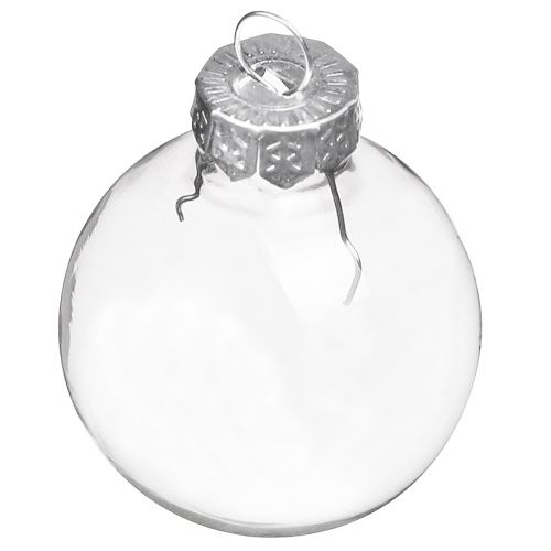 Artikel Mini julkulor glas retro transparent Ø3cm 22 st