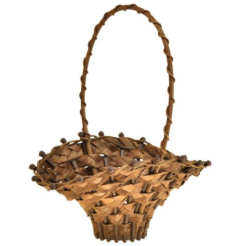 Artikel Minikorg med handtag rottingkorg brun 15×11 cm 3 st