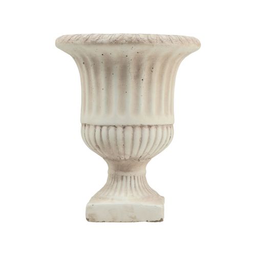 Floristik24 Mini växtkruka Cup Betong Dekorativ blomkruka Antik H16,5cm