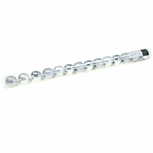 Artikel Mini julkula silver Ø3cm 14 st