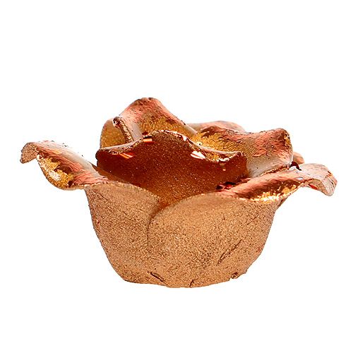 Floristik24 Mini rosor koppar 4cm 8st