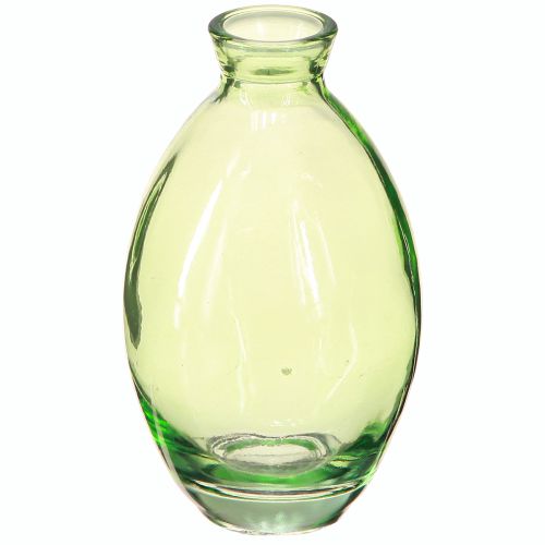 Artikel Minivaser glas lökformade glasvaser gröntonade H12cm 6 st