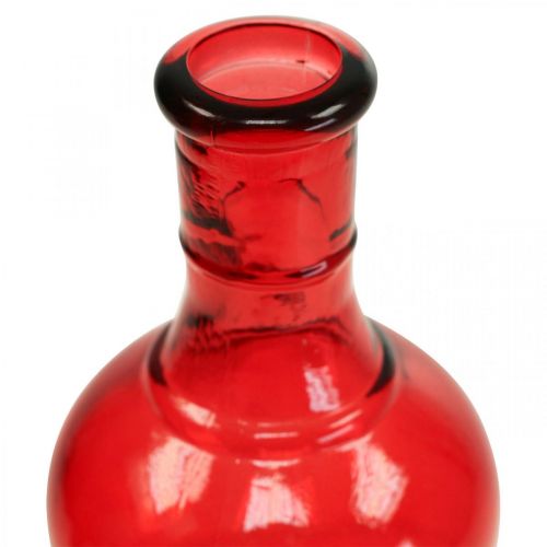 Floristik24 Minivaser glas dekorativa glasvaser rosa rosa röd lila 15cm 4st