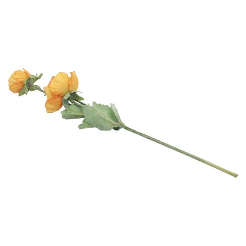 Artikel Konstgjorda Blommor Konstgjord Vallmo Blomma Dekorativ Vallmo Orange 48cm