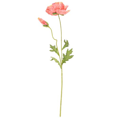 Artikel Vallmo Konstgjord Konstblomma i Orange Ø13cm 84cm