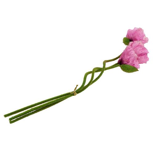 Artikel Vallmo rosa 59cm - 75cm 3 st
