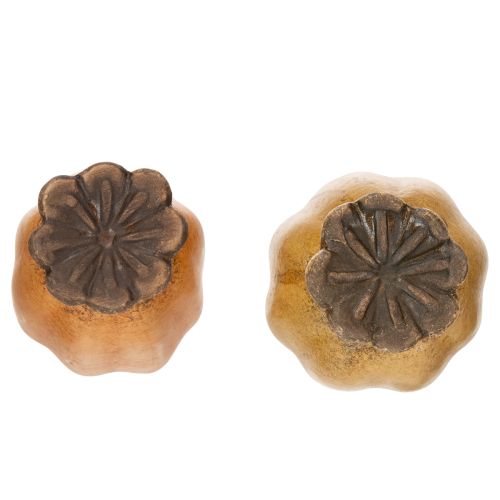 Artikel Vallmofrökapsel för trädgårdsstång - dekorativt höjdpunkt för trädgårdsdekoration och gör-det-själv-projekt - 41 cm, 4 stycken