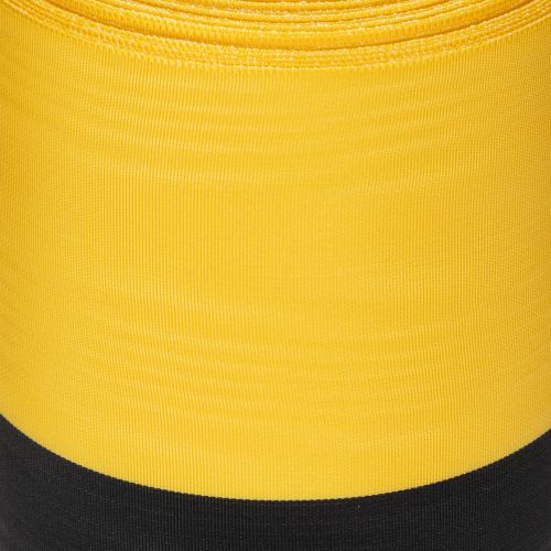 Moiréband 150mm gulsvart - sorgband, skärp, dekoration, klubbband - 25m rulle | Floristik24.se