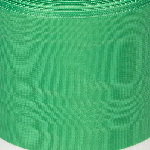 Moiré kransband grönvitt 150mm, dekorband, rosettband, taftkvalitet 25m | Floristik24.se