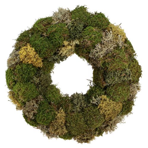 Artikel Mosskrans dekorativ krans igelkottsmossa och raggmossa naturlig Ø42cm