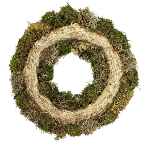 Artikel Mosskrans dekorativ krans igelkottsmossa och raggmossa naturlig Ø42cm