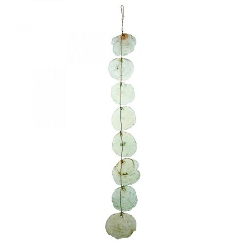 Skal Deco Capiz Garland Skal Garland Grön 100cm