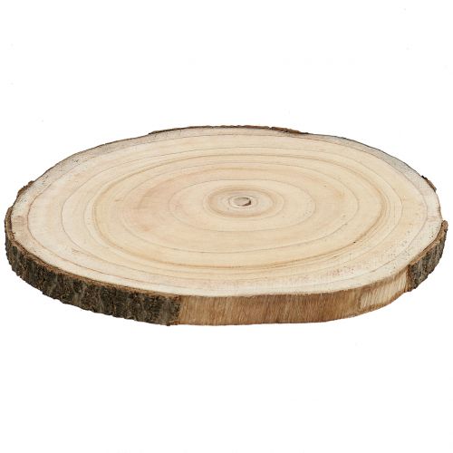 Artikel Trädskiva blåklocka träd naturlig Ø30-35cm 1 st