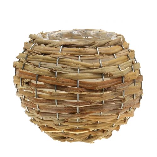 Korgboll för plantering av ljusbrun Ø16cm Korgboll för plantering av ljusbrun Ø16cm