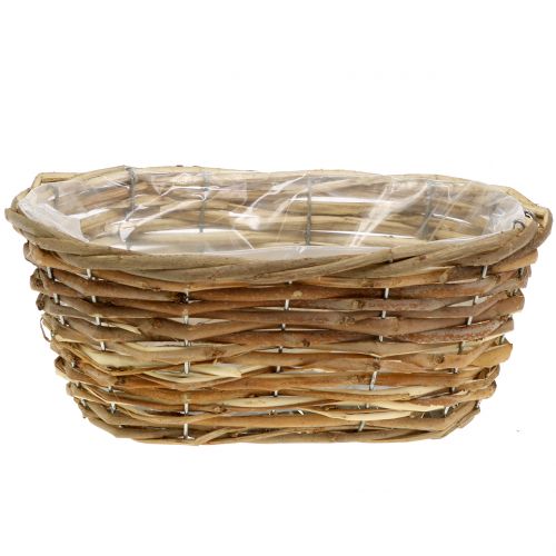 Artikel Korgskål oval ljusbrun L27cm