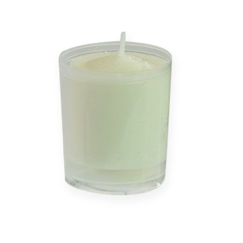Påfyllningsljus för gravljus vit H5,8cm 20 st