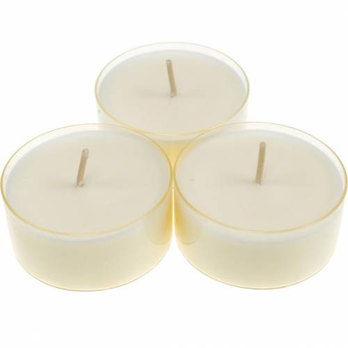 Värmeljus Pure Nature Lights Brinntid 10 timmar Ljus rapsvax 8 st
