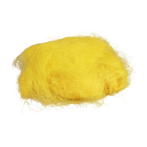 Floristik24 Naturfiber sisal gräs för hantverk Sisal gräs gul 300g