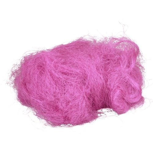 Floristik24 Naturfiber sisal gräs för pyssel Sisal gräs rosa 300g