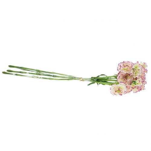 Artikel Nejlika Vit-Lila 64cm 4 st