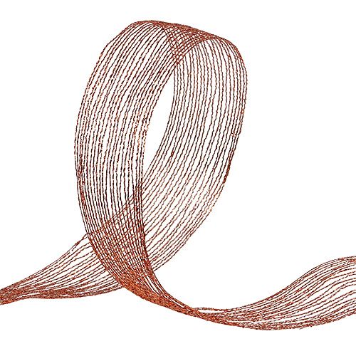 Nätband koppartrådsförstärkt 40mm 15m