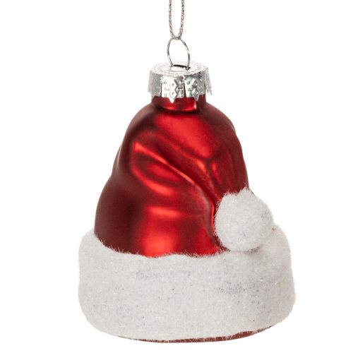 Julkulor tomtehatt glas 8cm 6st köpa | Floristik24.se
