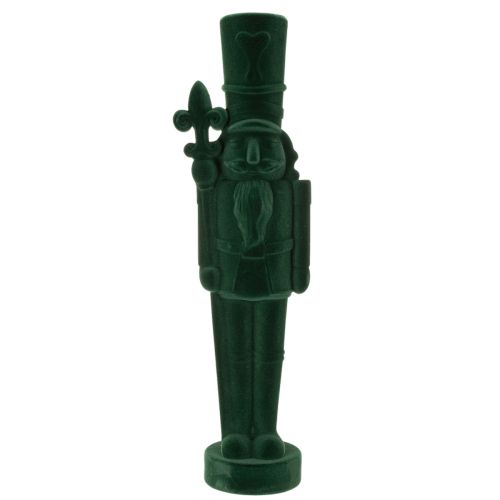 Nötknäpparfigur, stående, juldekoration, flockad, 77 cm | Floristik24.se