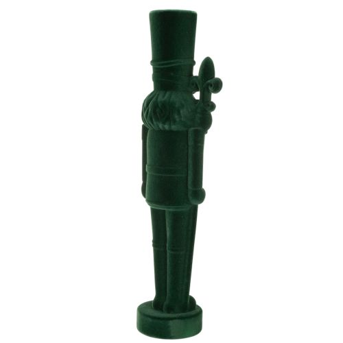 Nötknäpparfigur, stående, juldekoration, flockad, 77 cm | Floristik24.se