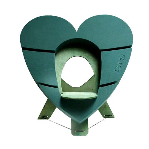 Artikel OASIS® Bioline® Deco urna hjärta 65cm med stativ
