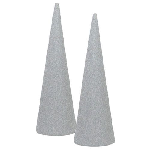 Artikel Blommig skumkon torr blommig massa H50cm 2 st