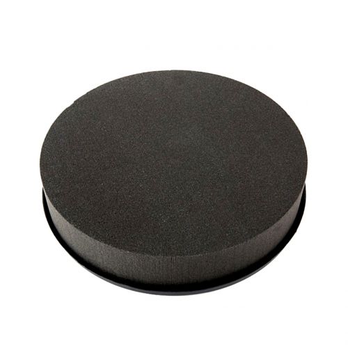 Plug-in cylinder svart plug-in skum Ø22cm H5cm 2st