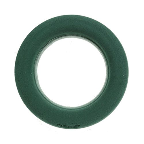 Floristik24 Blommig Foam Ring Grön Ø30cm 4st