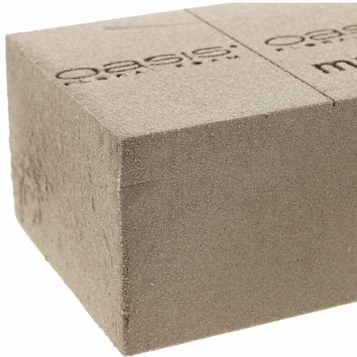 Floristik24 OASIS® BIOLIT® NatureSource tegelblommigt skum 23cm×11cm×7cm 10 stycken