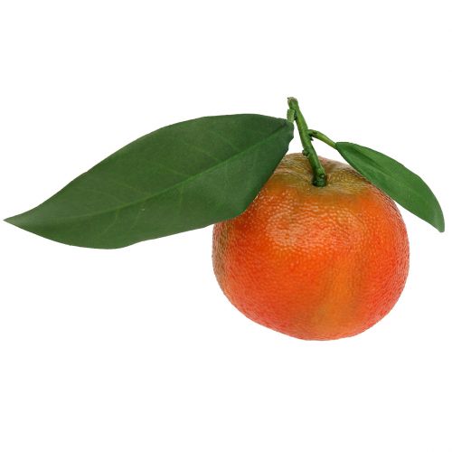 Orange med blad 7cm 4st