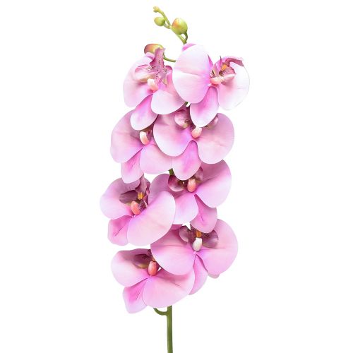 Orkidé Phalaenopsis konstgjord 8 blommor rosa 104cm