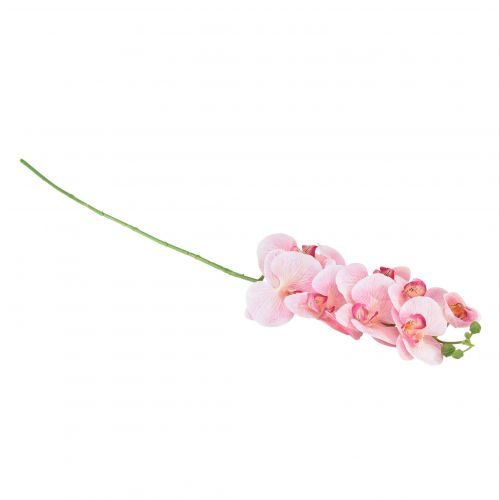 Artikel Orkidé Phalaenopsis konstgjord 9 blommor rosa vit 96cm