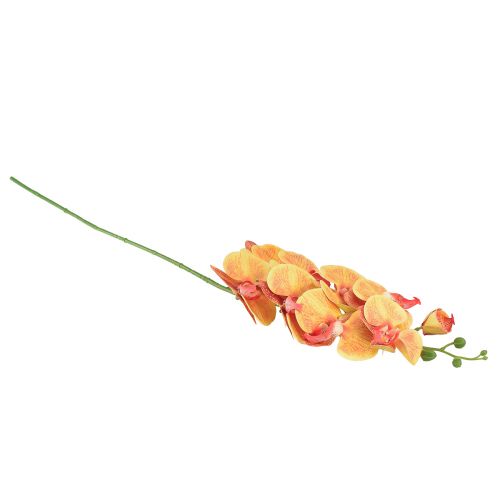 Artikel Orkidé Phalaenopsis konstgjord 9 blommor röd gul 96cm