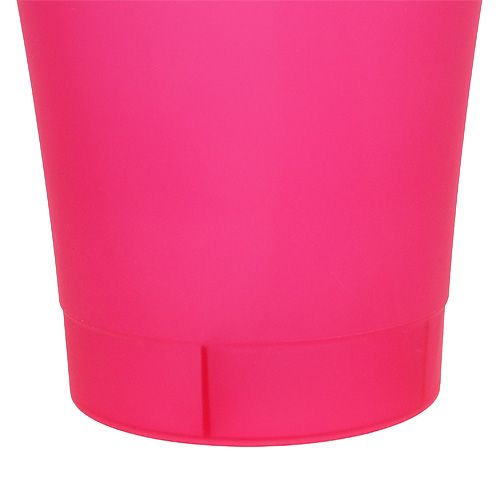 Floristik24 Orkidékruka plast rosa Ø12,5cm H14cm