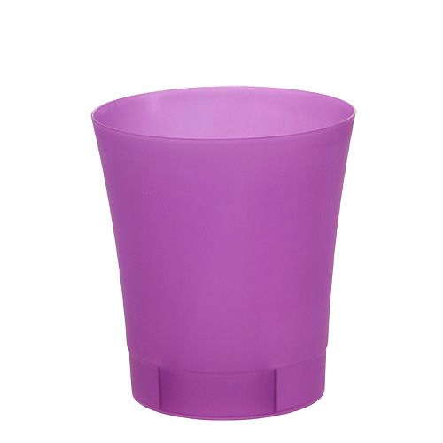 Floristik24 Orkidékruka plastviolett Ø12,5cm H14cm