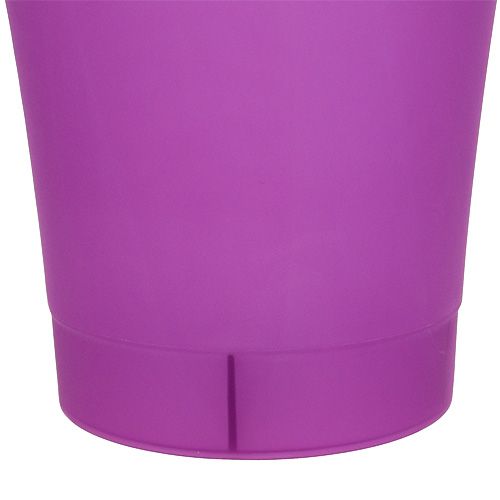 Floristik24 Orkidékruka plastviolett Ø12,5cm H14cm