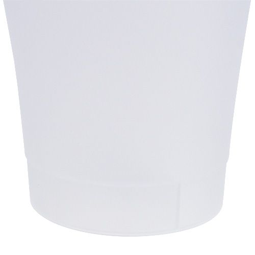 Floristik24 Orchid kruka plast vit Ø12,5 cm H14cm, 1 st