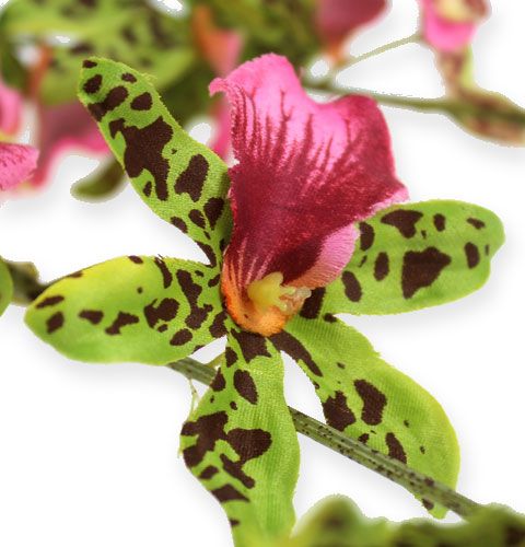 Artikel Orkidégren grön / rosa 105 cm